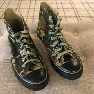 CONVERSE CHUCK ALL STAR Camouflage Unisex High-Top sneakers, Mens 6, Women 8